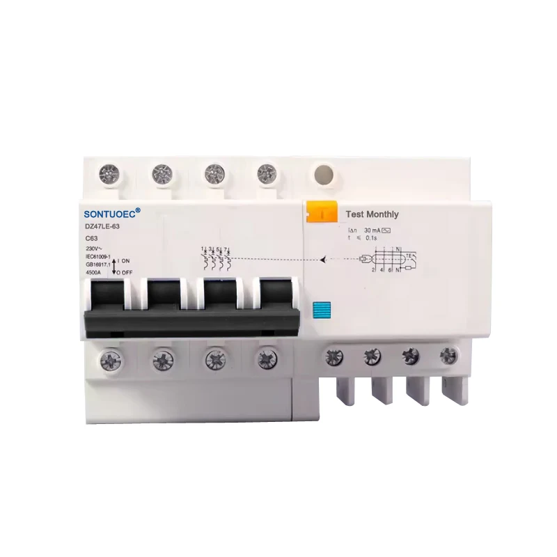 4P RCBO AC тип