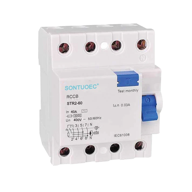 4P 63A /30MA RCD AC тип