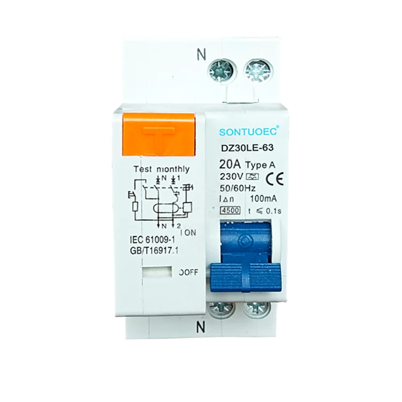 1p+n електронски тип rcbo