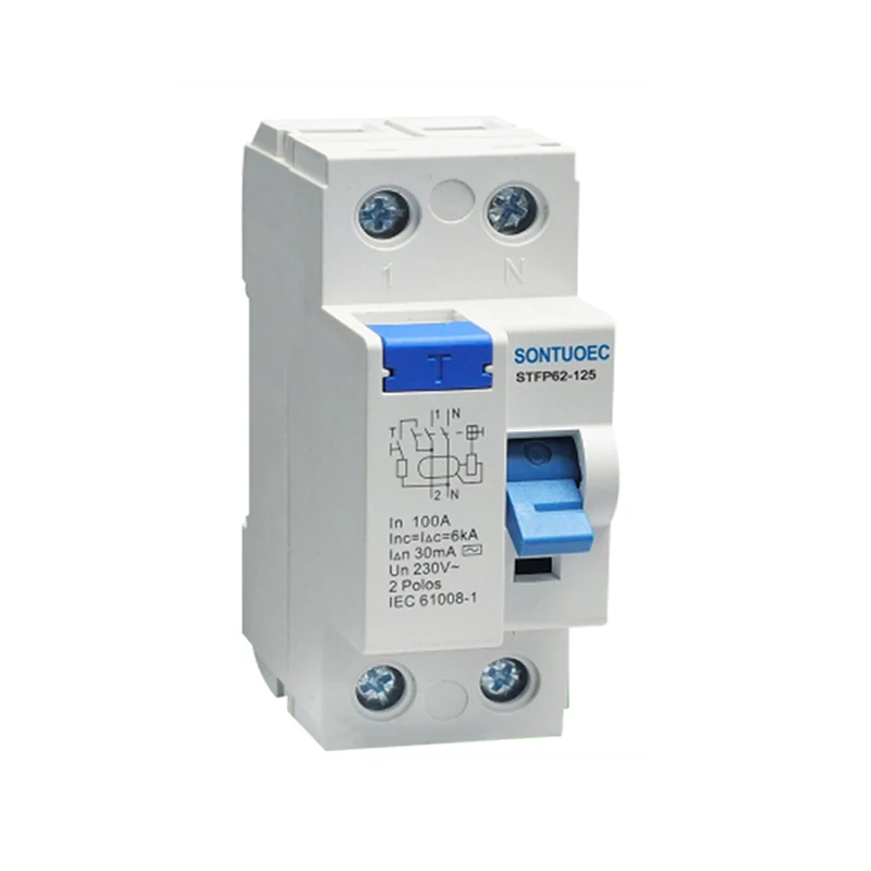 Електронски магнетски тип RCCB 125A/30MA