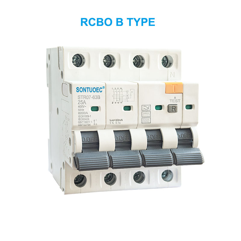 Stro7-63b RCBO B Type 2P 4P преостаната струја на струјно коло