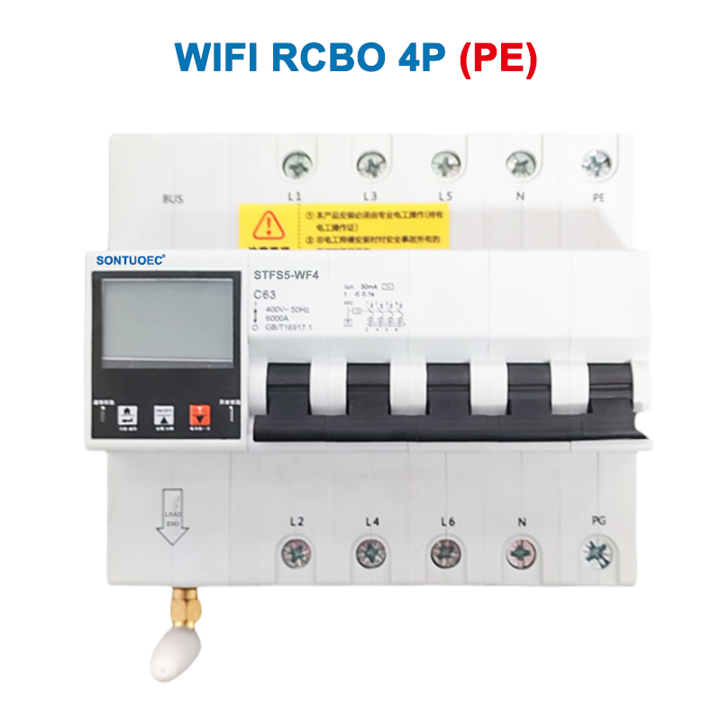 WiFi STFS5-63 Серија Мулти функционална IoT Интелигентна интелигентна прекинувач за интелигентни коло